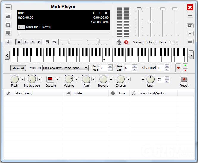 MiDi播放器(Midi Player)