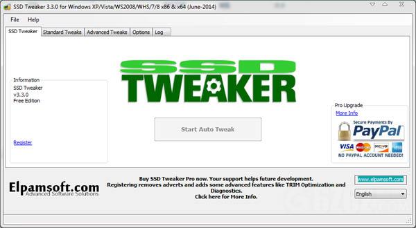 SSD Tweaker(固态硬盘优化软件)