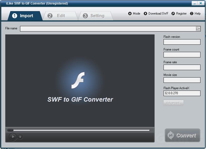 iLike SWF to GIF Converter