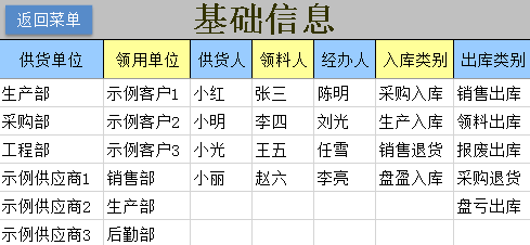 库管易Excel库存管理系统