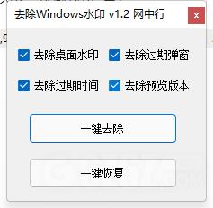 一键去除Windows11水印软件