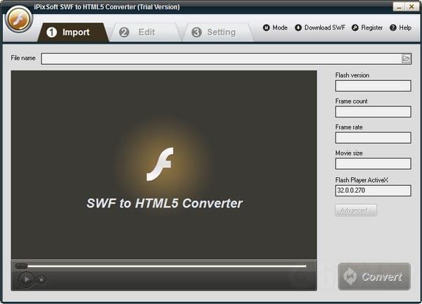 iPixSoft SWF to HTML5