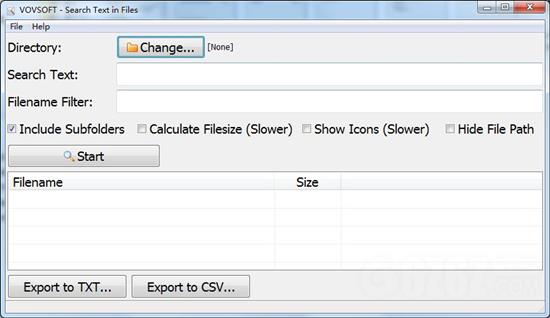 VovSoft Search Text in Files